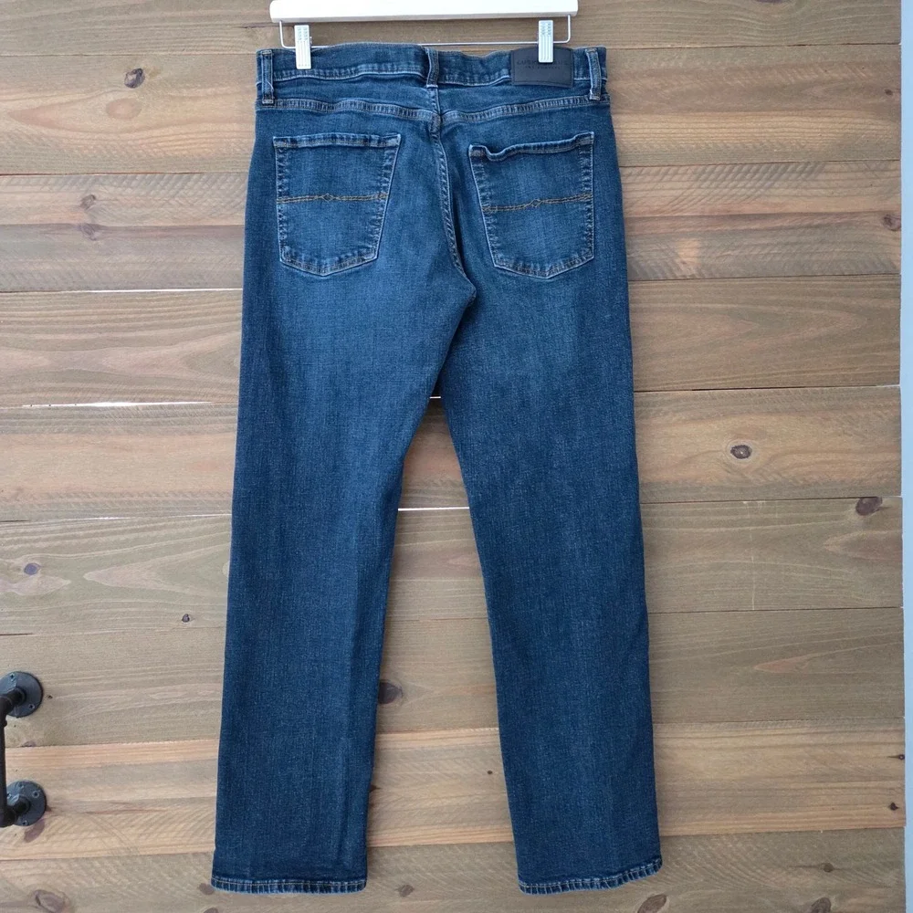 Lucky Brand 221 Straight Jeans Blue Denim 5-Pocket Mens 34x32